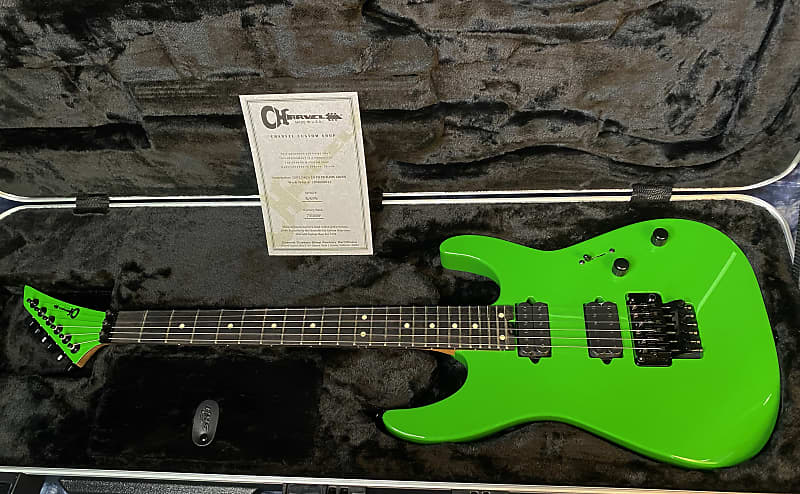 NEW ! 2024 Charvel USA Custom Shop DK24 - Slime Green - Authorized Dealer - 7.7lbs - G03938