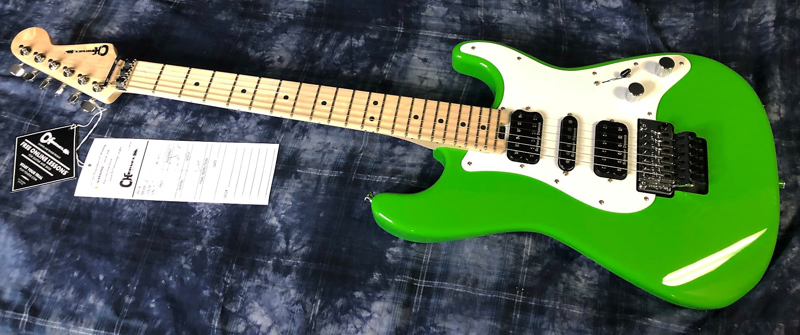 Mint!! Charvel Pro-Mod So-Cal Style 1 HSH FR M Slime Green 8.3lbs- Authorized Dealer- SAVE BIG!! #032503