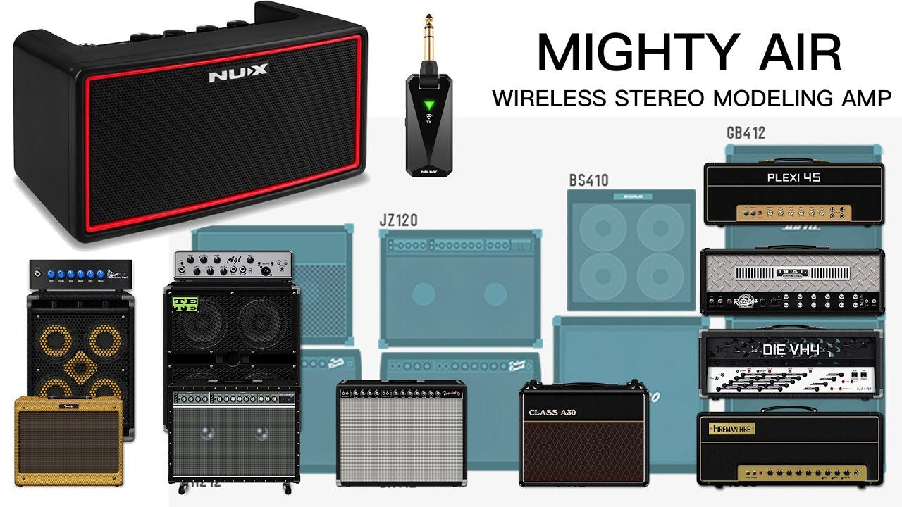 NuX Mighty Air 4-Watt 2x2" Stereo Bluetooth Guitar Combo - Authorized Dealer