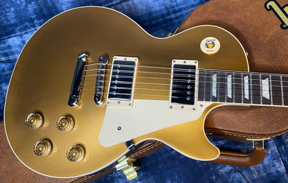 NEW ! 2024 Gibson Les Paul 50's Standard Bizarre Guitar 50th Anniversary Limited Edition All Gold Top, Back & Neck - Upgraded 57 Classic Pick-Ups - Speed Knobs - Titanium Saddles - Authorized Dealer - G03514 - Only 9.4 lbs!