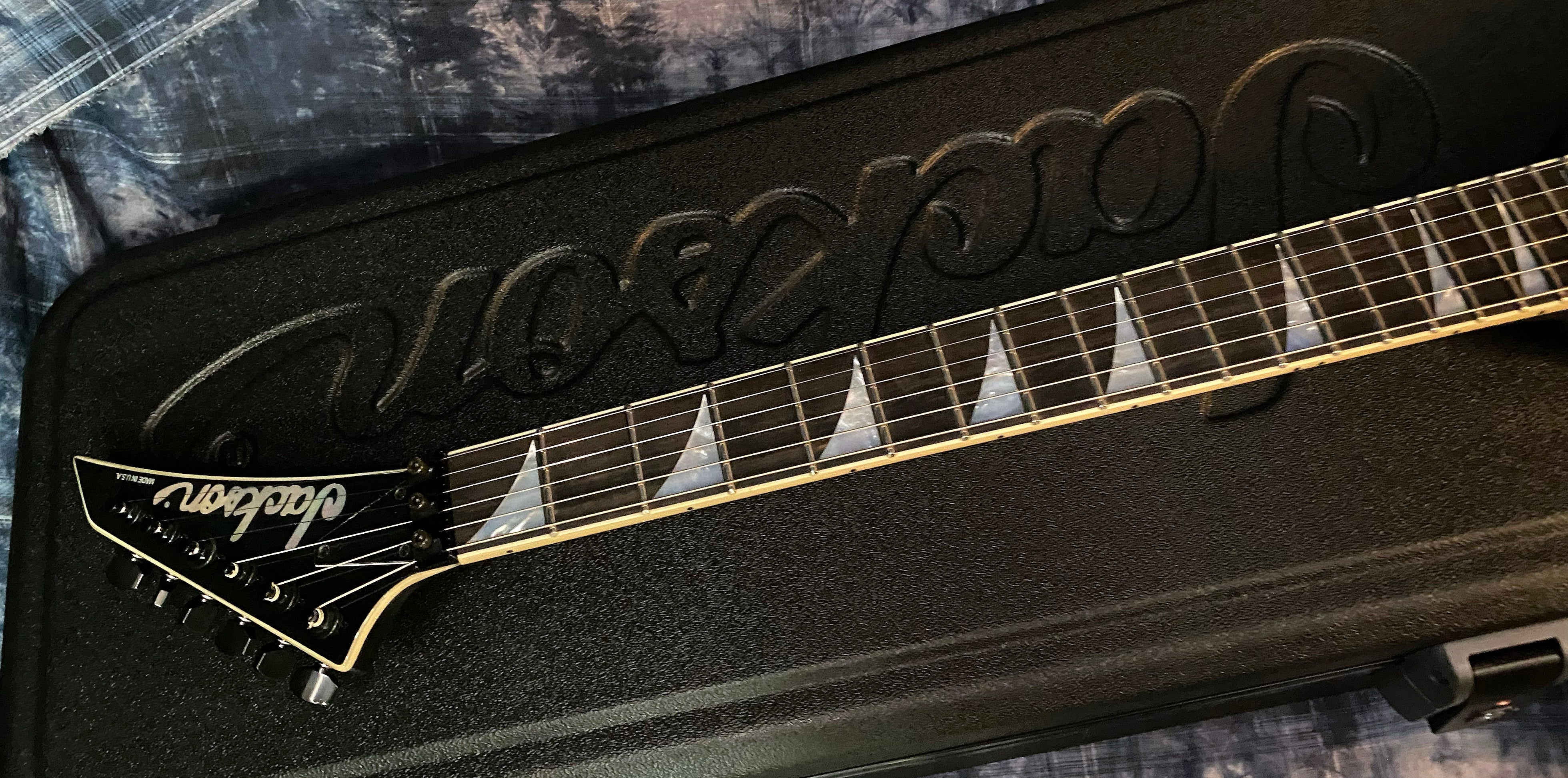 NEW ! 2024 Jackson USA Select Randy Rhoads RR1T Ebony Board - Gloss Black - Authorized Dealer - In-Stock! RARE! G02087