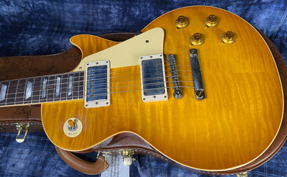 NEW! 2024 Gibson Custom 1959 Les Paul Standard Reissue Electric Guitar - Murphy Lab Light Aged Dirty Lemon - 8.45lbs - Authorized Dealer - G02765