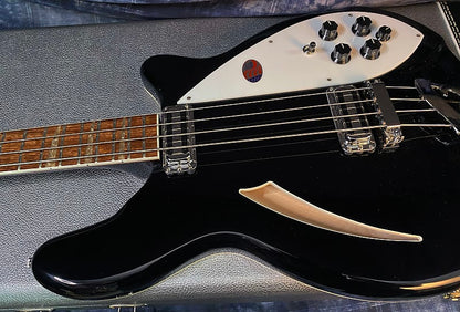 NEW ! 2024 Rickenbacker 4005V Jet Glo JG Jetglo Semi-Hollow Body Bass - Authorized Dealer - In-Stock! 9.45lbs - G03892