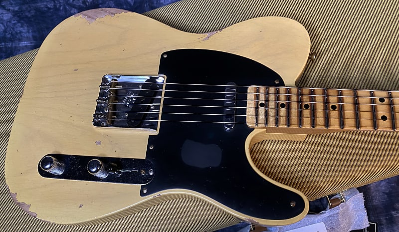 NEW! 2024 Fender Custom Shop '52 Telecaster Relic - Aged NoCaster Blonde - Authorized Dealer - 7.4 lbs - G03993