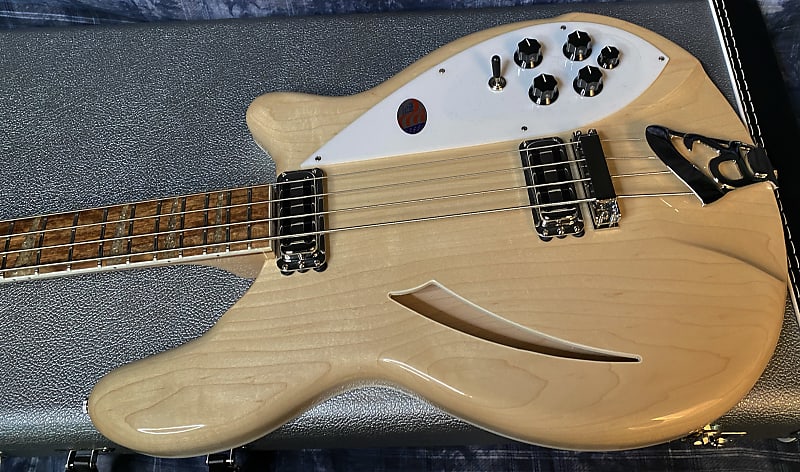 NEW ! 2024 Rickenbacker 4005V Maple Glo Mapleglo MG Semi-Hollow Body Bass - Authorized Dealer - In-Stock! 9lbs G03755