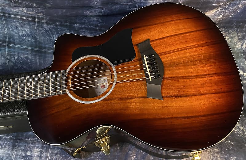 NEW ! 2024 Taylor 264ce-K DLX Grand Auditorium 12-string Acoustic-Electric Guitar - Shaded Edge Burst - Authorized Dealer - 5.1lbs - G03736