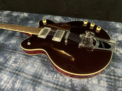 NEW ! 2023 Gretsch G2604T Limited Edition Streamliner Rally II Center Block Bigsby - Two-Tone Oxblood/Walnut Stain - Authorized Dealer 6.9lbs In Stock!!