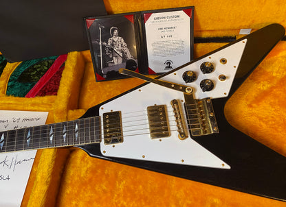 MINT ! 2020 Gibson Custom Shop Jimi Hendrix Signature '69 Flying V Reissue 045 of 125 - Owned & Play by Frank Hannon Tesla