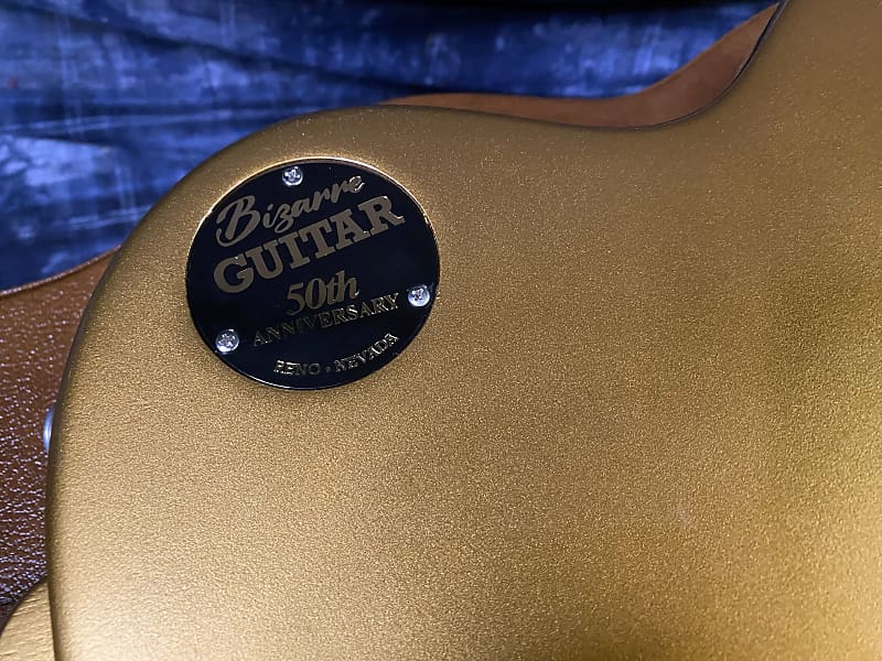 NEW ! 2024 Gibson Les Paul 50's Standard Bizarre Guitar 50th Anniversary Limited Edition All Gold Top, Back & Neck - Upgraded 57 Classic Pick-Ups - Speed Knobs - Titanium Saddles - Authorized Dealer - G03762 - 10 lbs