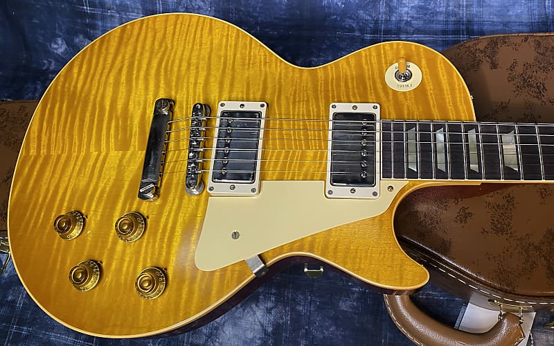 NEW! 2024 Gibson Custom Shop 1959 Les Paul - Dirty Lemon - Authorized Dealer - Hand Picked Curly Flame Top VOS - 8.7 lbs - G04139