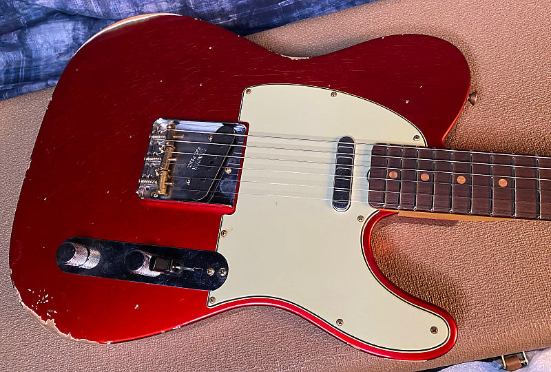 NEW 2024 Fender Custom Shop 61 Reissue Telecaster Relic Candy Apple Red Limited Edition - Authorized Dealer - 7.3lbs - G03930