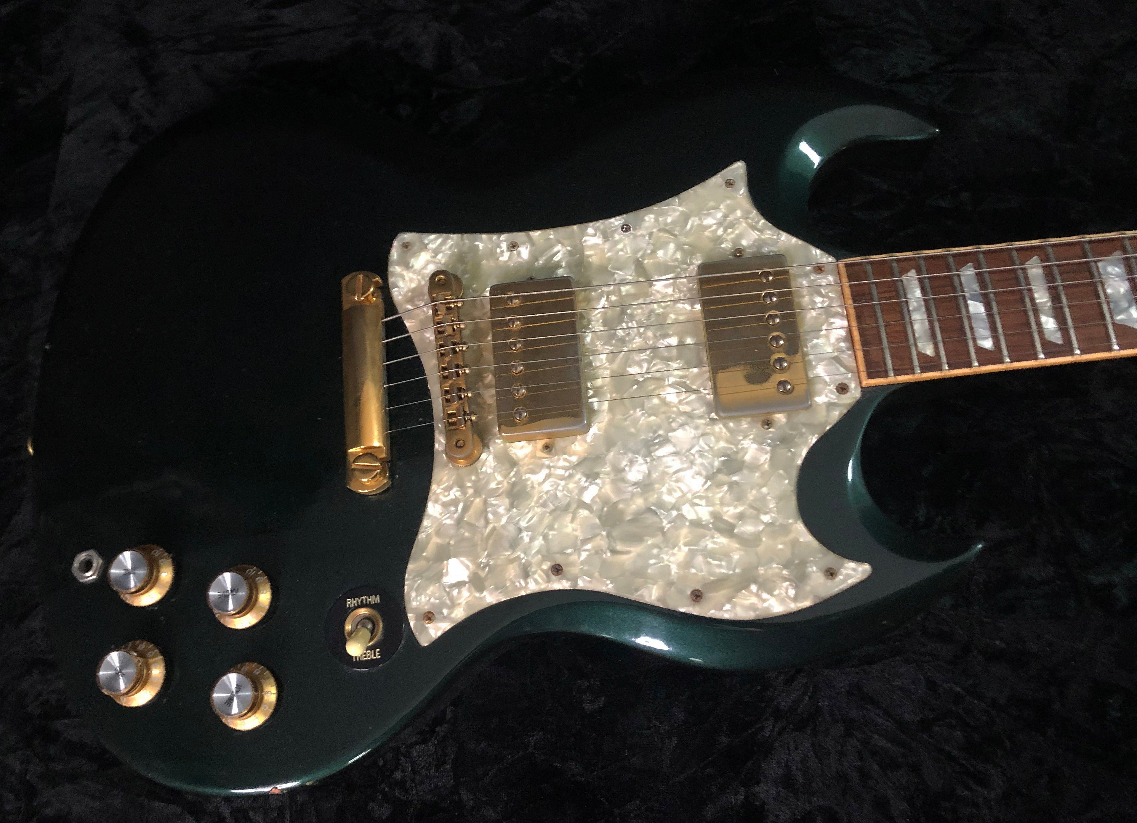 1993 Gibson Custom Shop SG - Metallic Green Finish - From Our Vault! - New Gibson USA Tan Hardshell Case - Serial # 91773386