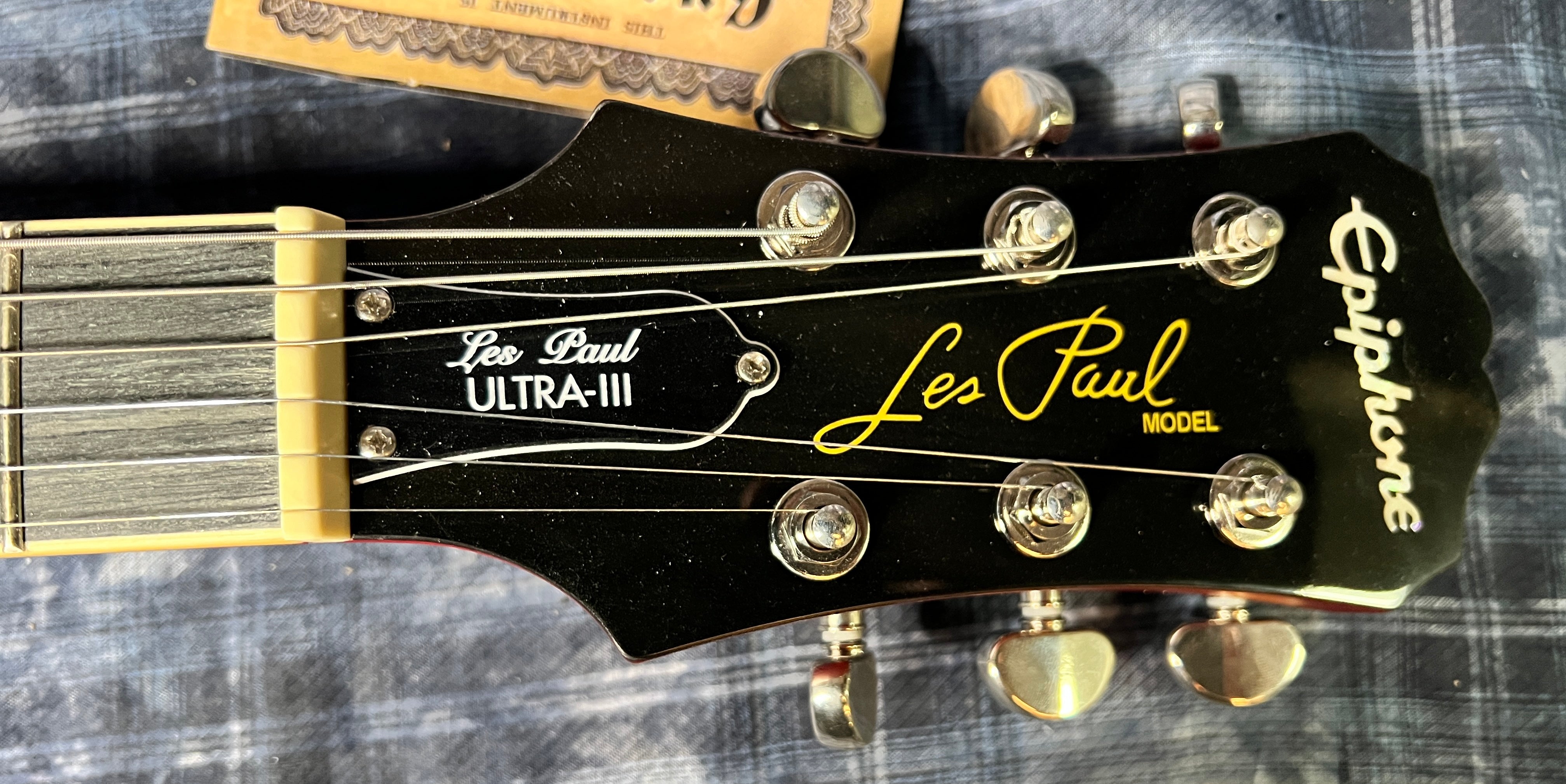 Epiphone Les Paul Ultra III 2011 - 2019 - Cherry Sunburst - Authorized Dealer