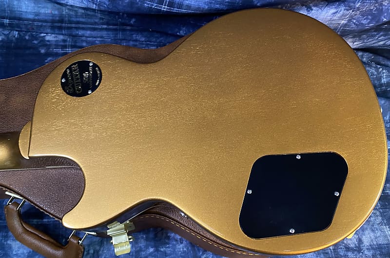 NEW ! 2024 Gibson Les Paul 50's Standard Bizarre Guitar 50th Anniversary Limited Edition All Gold Top, Back & Neck - Upgraded 57 Classic Pick-Ups - Speed Knobs - Titanium Saddles - Authorized Dealer - G03812 - 9.5 lbs