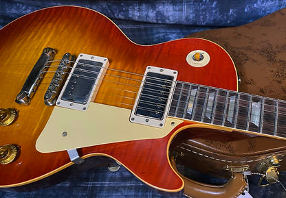 NEW! 2024 Gibson Custom Shop 1959 Les Paul Standard VOS - Sunrise Teaburst - Hand-Picked Top - Dealer Select - 9 lbs - Authorized Dealer - G03851