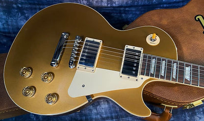 NEW ! 2024 Gibson Les Paul 50's Standard Bizarre Guitar 50th Anniversary Limited Edition All Gold Top, Back & Neck - Upgraded 57 Classic Pick-Ups - Speed Knobs - Titanium Saddles - Authorized Dealer - G03773 - 9 lbs