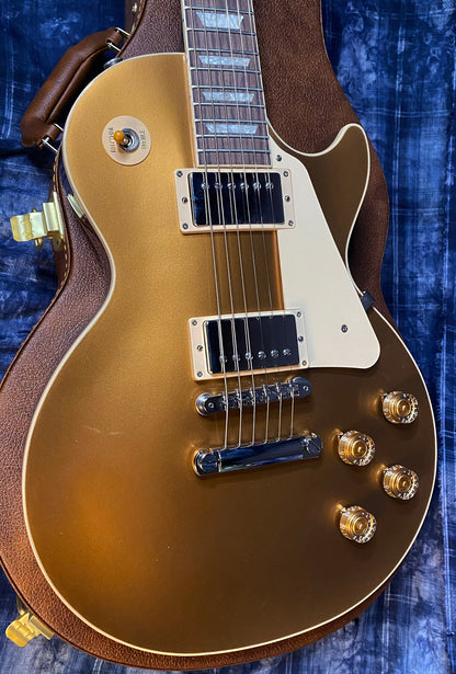 NEW ! 2024 Gibson Les Paul 50's Standard Bizarre Guitar 50th Anniversary Limited Edition All Gold Top, Back & Neck - Upgraded 57 Classic Pick-Ups - Speed Knobs - Titanium Saddles - Authorized Dealer - G03513 - 9.7 lbs!