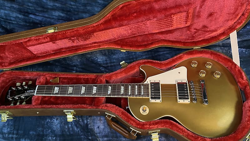 NEW ! 2024 Gibson Les Paul 50's Standard Bizarre Guitar 50th Anniversary Limited Edition All Gold Top, Back & Neck - Upgraded 57 Classic Pick-Ups - Speed Knobs - Titanium Saddles - Authorized Dealer - G03762 - 10 lbs