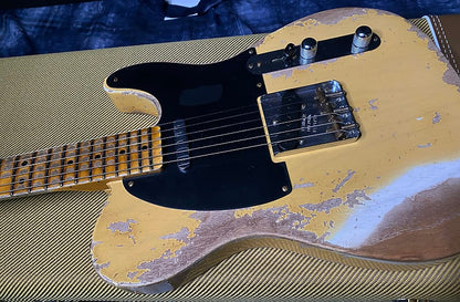 NEW! 2024 Fender Custom Shop '52 Telecaster Super Heavy Relic - Aged Nocaster Blonde - Authorized Dealer - Only 6.8lbs - G03994