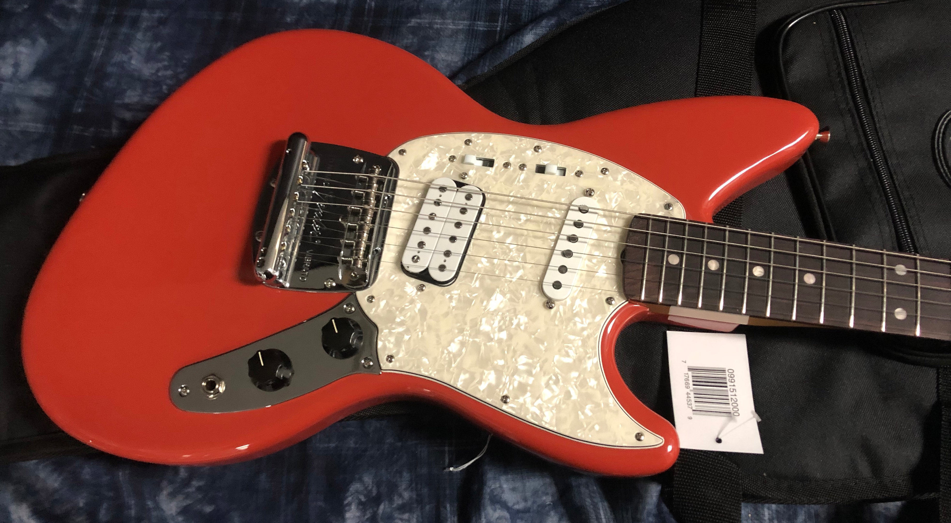 MINT! Fender Kurt Cobain Signature Jag-Stan Fiesta Red - Authorized Dealer - 7.6 lbs - SAVE BIG!