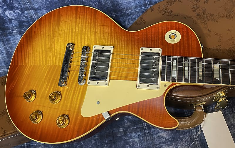 NEW! 2024 Gibson Custom Shop 1959 Les Paul Standard VOS - Sunrise Teaburst - Hand-Picked Top - Dealer Select - 8.5 lbs - Authorized Dealer - G04180