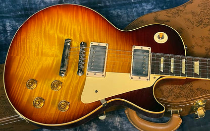 2024 Gibson Custom 1959 Les Paul Standard Reissue Electric Guitar - Murphy Lab Ultra Light Aged Factory Burst - Killer Flame - Authorized Dealer - 8.6lbs