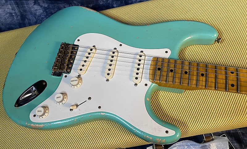 BRAND NEW! 2024 Fender Custom Shop Master Built Todd Krause MBTK - '57 Heavy Relic Stratocaster - Seafoam Green - Authorized Dealer - Only 7.2 lbs - G04060