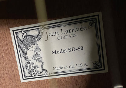 MINT! 2007 Larrivee SD-50 Slope Shoulder Dreadnaught - New Old Stock - Authorized Dealer - 4.2lbs - Serial #74205