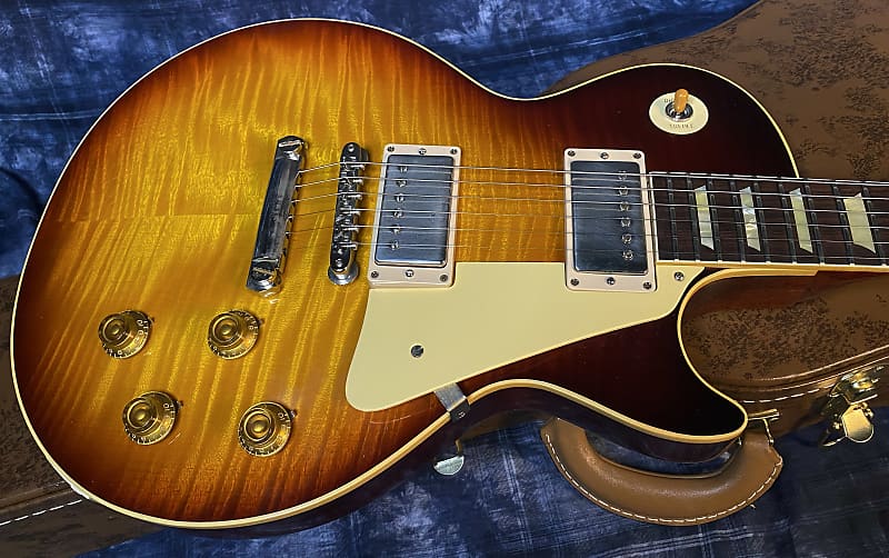 2024 Gibson Custom 1959 Les Paul Standard Reissue Electric Guitar - Murphy Lab Ultra Light Aged Factory Burst - Killer Flame - Authorized Dealer - 8.6lbs