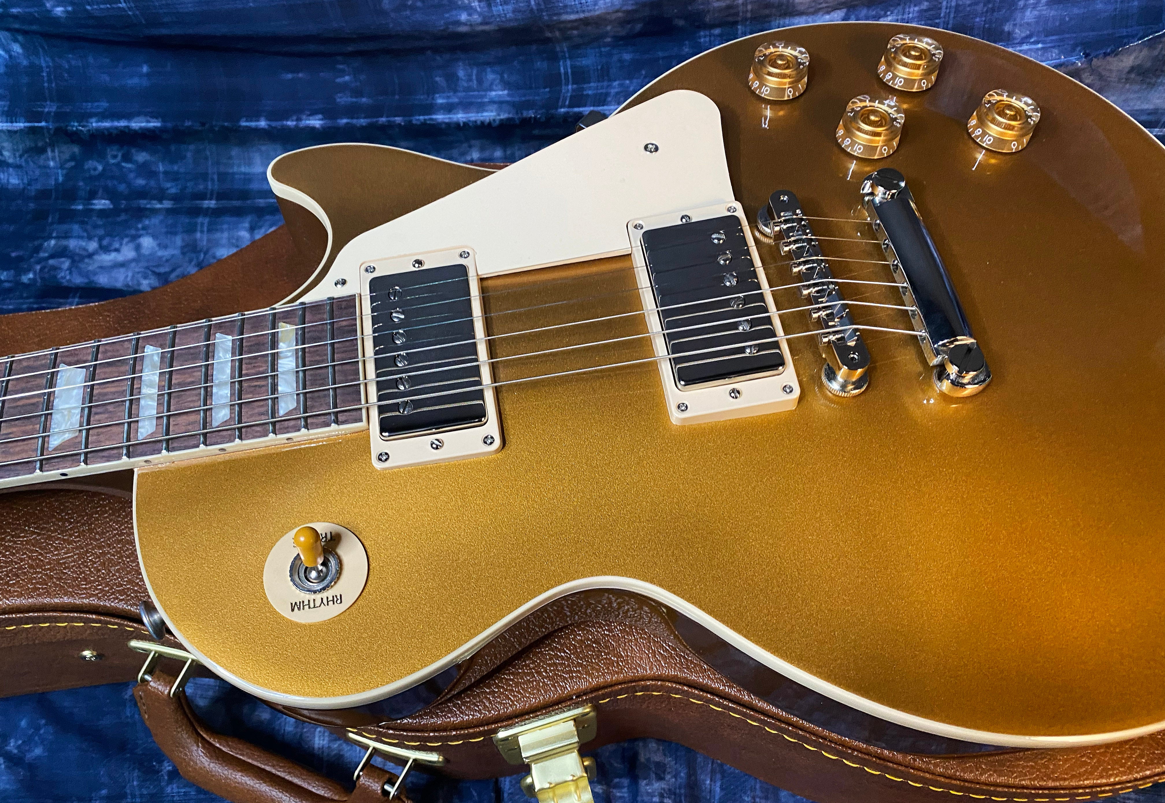 NEW ! 2024 Gibson Les Paul 50's Standard Bizarre Guitar 50th Anniversary Limited Edition All Gold Top, Back & Neck - Upgraded 57 Classic Pick-Ups - Speed Knobs - Titanium Saddles - Authorized Dealer - G03496 - 10.7lbs