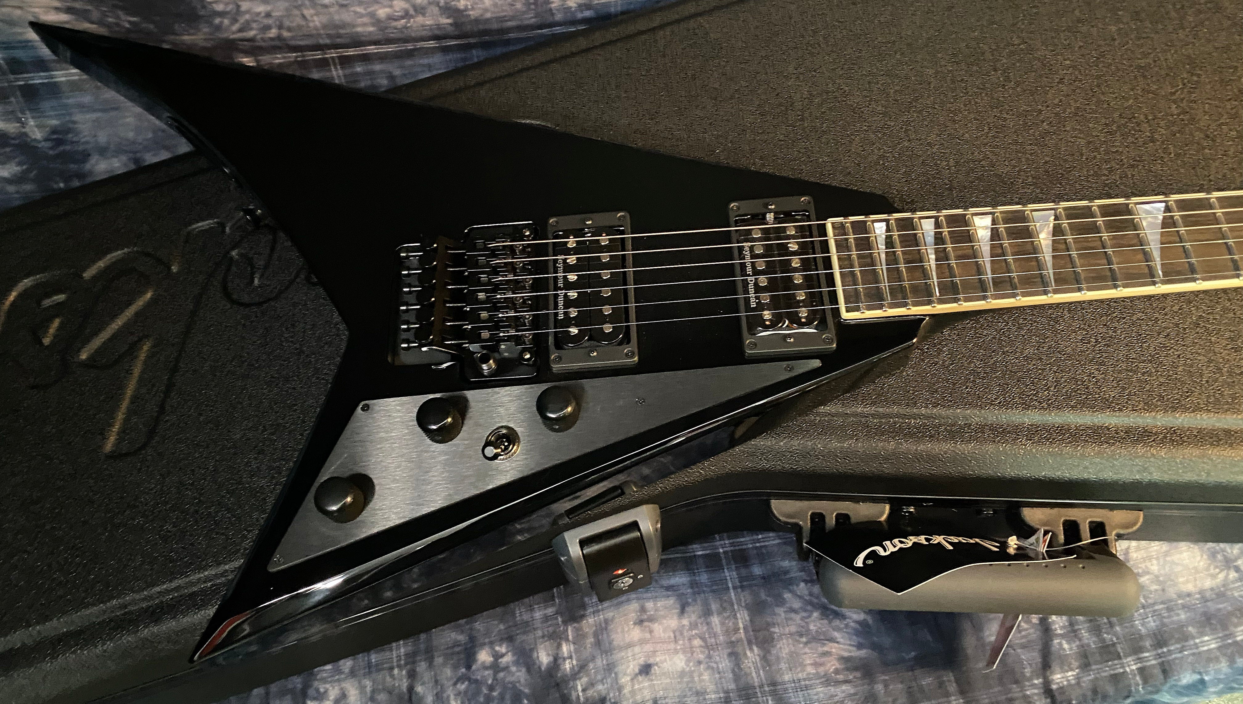 NEW ! 2024 Jackson USA Select Randy Rhoads RR1T Ebony Board - Gloss Black - Authorized Dealer - In-Stock! RARE! G02087