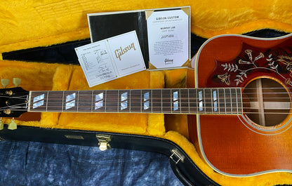 NEW! 2024 Gibson Acoustic 1960 Hummingbird Murphy Lab Light Aged Acoustic Guitar - Cherry Sunburst - Only 4.1 lbs - Authorized Dealer - In-Stock! G03128