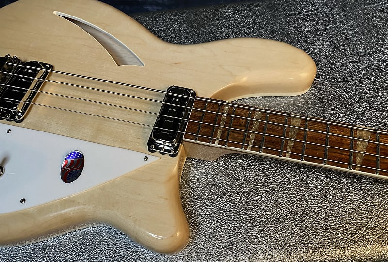 NEW ! 2024 Rickenbacker 4005V Maple Glo Mapleglo MG Semi-Hollow Body Bass - Authorized Dealer - In-Stock! 9.1 lbs G03975