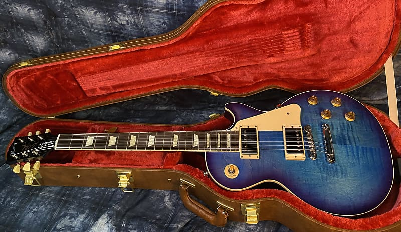 NEW! 2024 Gibson Les Paul Standard '50s Blueberry Burst - Only 8.8 lbs - Authorized Dealer - G04193