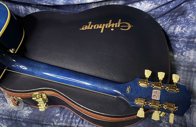 NEW ! 2024 Epiphone Miranda Lambert Bluebird Acoustic-Electric Guitar - Blue Bonnet - Authorized Dealer - 4.9lbs - G03883