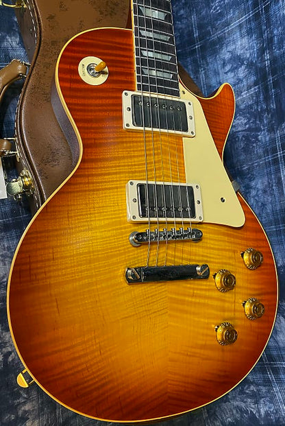 NEW! 2024 Gibson Custom Shop 1959 Les Paul Standard VOS - Sunrise Teaburst - Hand-Picked Top - Dealer Select - 8.5 lbs - Authorized Dealer - G04180