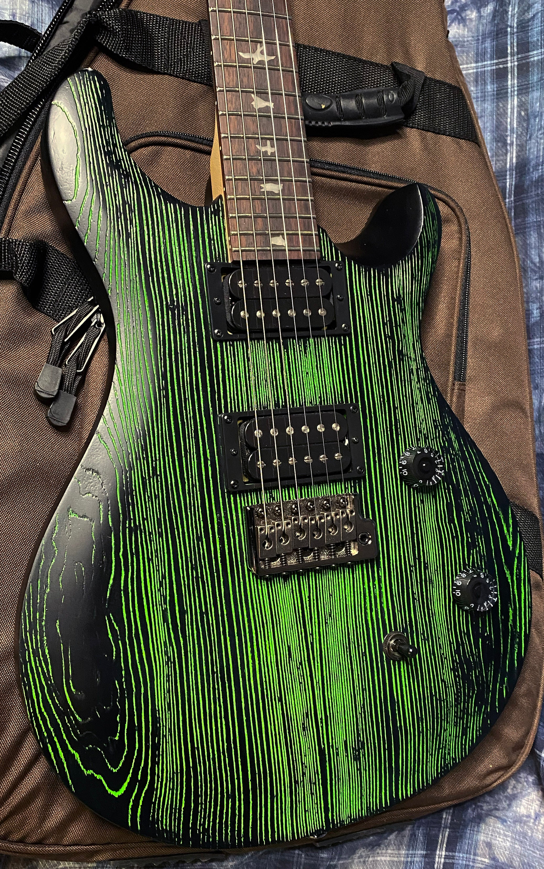 NEW ! 2024 PRS SE Sandblasted CE 24 - Sandblasted Green - Limited Edition - Authorized Dealer - 7.5 lbs - G03391