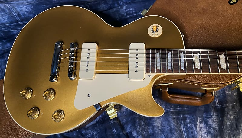 NEW! 2024 Gibson Les Paul Standard '50s P-90 - Gold Top- Authorized Dealer- Only 9.1 lbs- G03219