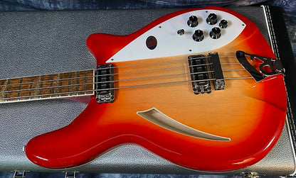 NEW ! 2024 Rickenbacker 4005V Fire Glo FG Fireglo Semi-Hollow Body Bass - Authorized Dealer - In-Stock! 9.1 lbs - G03897