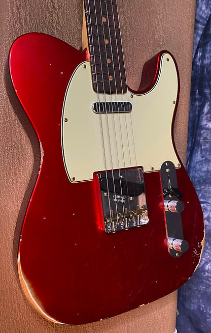 NEW 2024 Fender Custom Shop 61 Reissue Telecaster Relic Candy Apple Red Limited Edition - Authorized Dealer - 7.3lbs - G03930