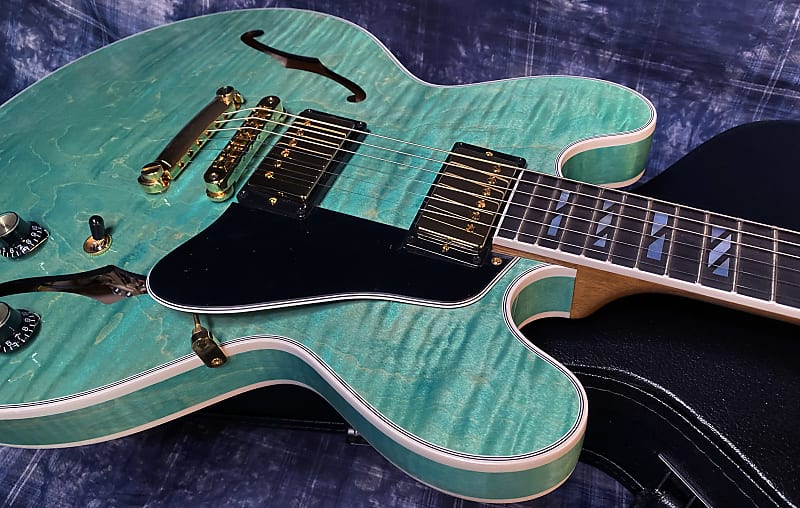 NEW ! 2024 Gibson ES Supreme - Seafoam Green - Authorized Dealer - 8.1 lbs - G04214