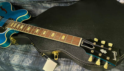 NEW! 2024 Gibson Custom Shop 1964 ES-335 VOS Reissue - Blue Sparkle - Authorized Dealer - 8.2 lbs - G03887