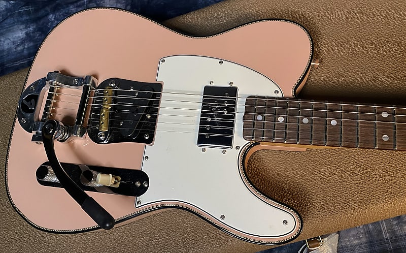 NEW! 2024 Fender Limited Edition Cunife Telecaster Custom NOS TCP Super Thin Shell Pink Lacquer Finish - Matching Peg Head - Authorized Dealer - 8.8 lbs - G03935