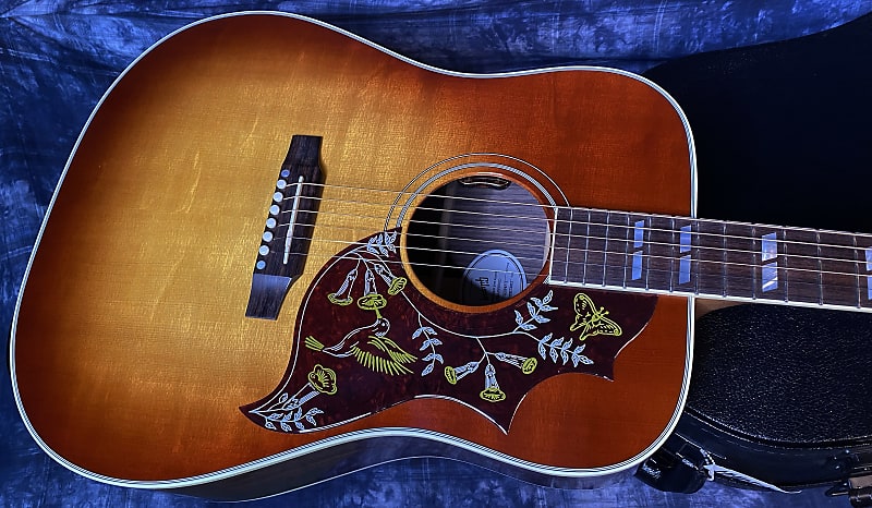 NEW ! 2024 Gibson Acoustic Hummingbird Standard Rosewood Acoustic-Electric - Rosewood Burst - Authorized Dealer - 5.1 lbs - G03754