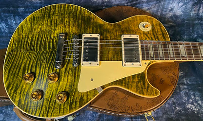 NEW ! 2024 Gibson Custom Shop Dealer Select '59 Les Paul Standard Reissue - Yellow Tiger - Monster Hand Picked Top - 9.3lbs - Authorized Dealer - G03726