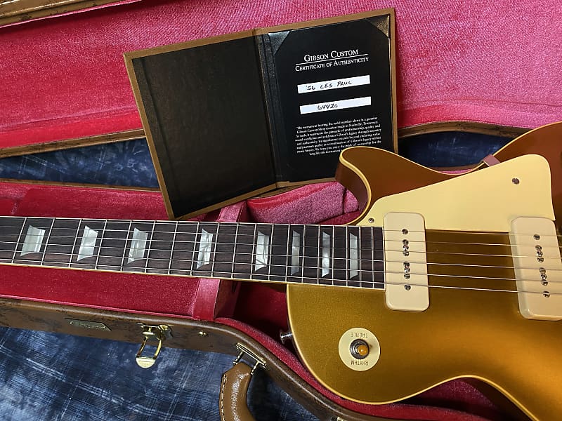 NEW ! 2024 Gibson Custom Shop 1956 Les Paul Goldtop VOS Reissue - 8.8 lbs - Authorized Dealer - G03787