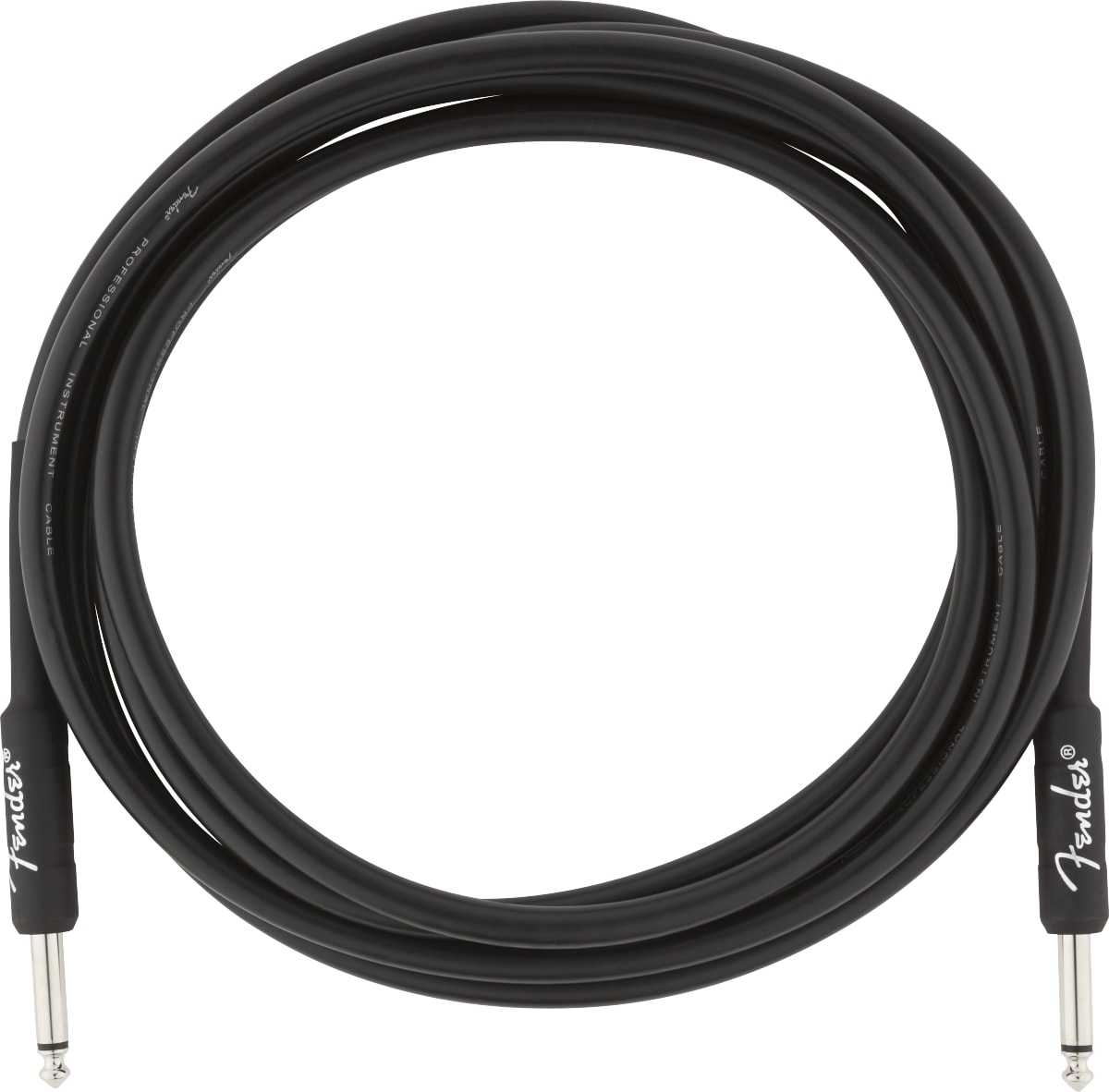 NEW ! Fender Professional Series Instrument Cable, Straight/Straight, 10', Black - Authorized Dealer - Lifetime Warranty