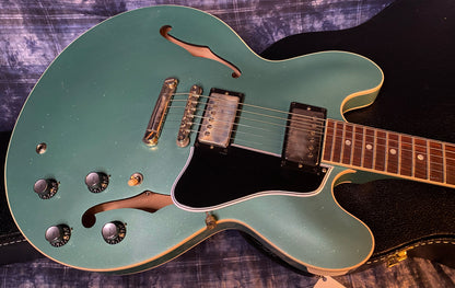 NEW! 2024 Gibson Custom Shop 1961 ES-335 Reissue - Inverness Green Sparkle VOS Finish - Custom Order Made 2 Measure - Super Limited Run - M2M - Authorized Dealer - 8 lbs - G03282