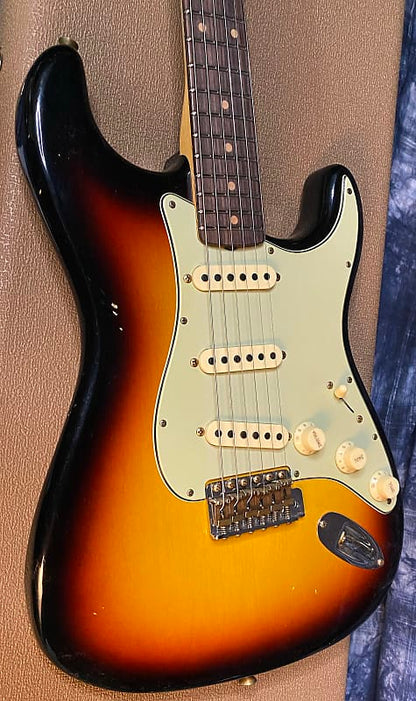 NEW ! 2024 Fender Custom Shop Limited Edition 1960 Stratocaster Journeyman Relic - Aged Olympic White AAA Rosewood Board - Authorized Dealer - 7.7lbs - G03934