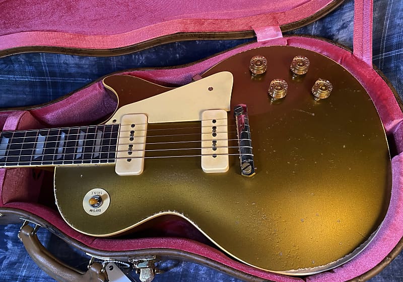 NEW! 2024 Gibson Custom Shop 1954 Les Paul Gold Top Reissue Heavy Aged Murphy Lab - Authorized Dealer - 9.1 lbs - G03718